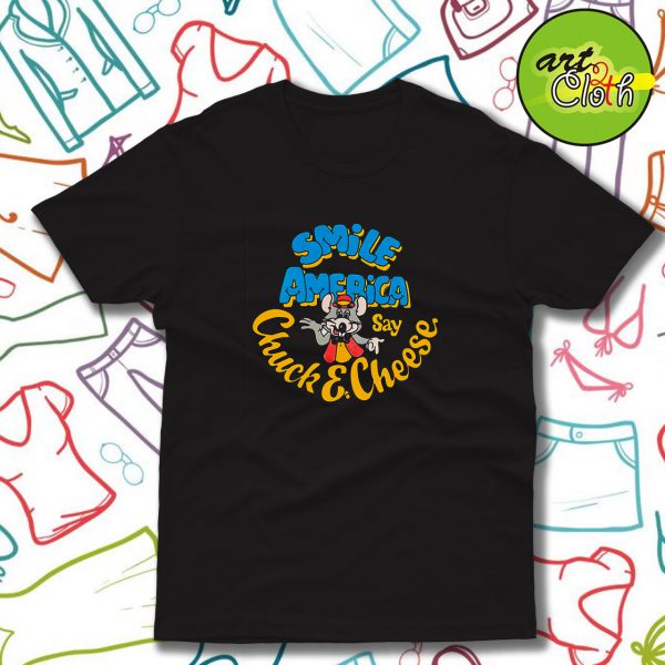 Chuck E Cheese Smile America T Shirt
