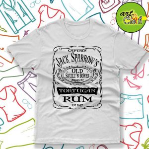 Pirates of the Caribbean Captain Jack Sparrow T Shirt