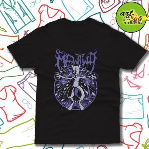 Pokemon Mewtwo Havy Metal T Shirt