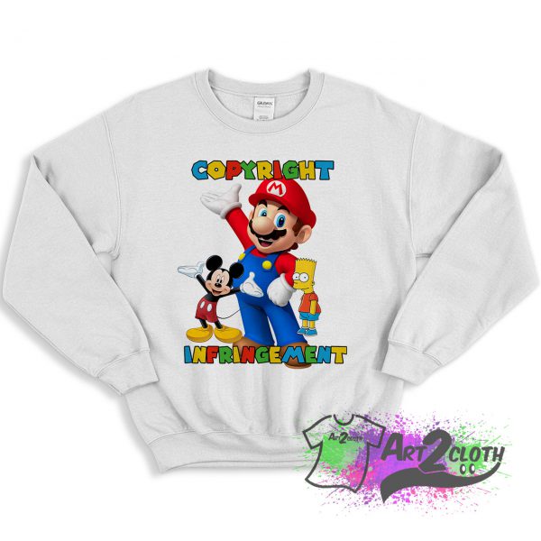 Copyright Infringement Super Mario Sweatshirt