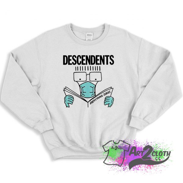 Everything Sucks Face Mask Descendents Sweatshirt