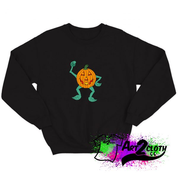 Orange Happy Jack O Lantern Sweatshirt