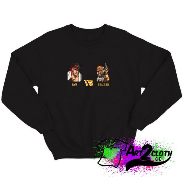 RYU VS DHALSIM FIGHT Sweatshirt