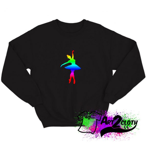 Rainbow Ballerina Sweatshirt