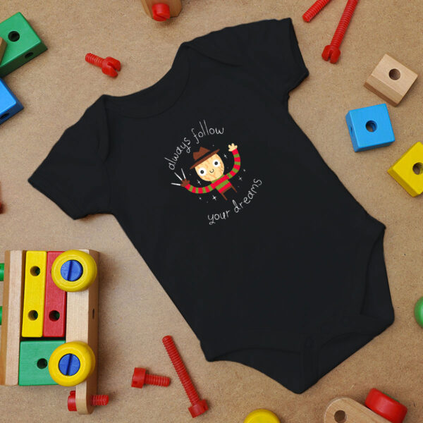 Always Follow Your Dreams Baby Onesie
