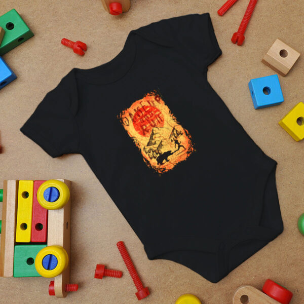 Wake Up And Run Baby Onesie