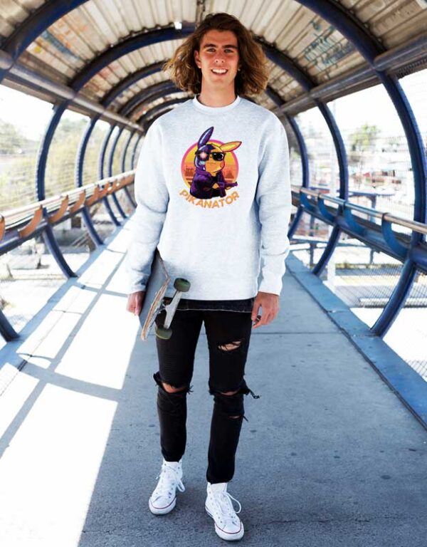 Funny Pikanator Terminator Sweatshirt