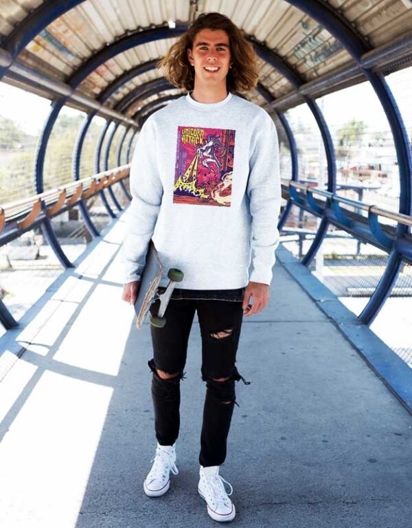 Funny Unicorn Attack Sweatshirt