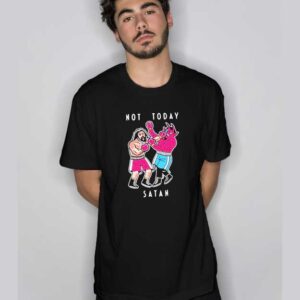 Not Today Satan Boxing T Shirt