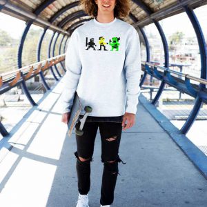 Pixel Bruce Lee Commodore 64 Sweatshirt