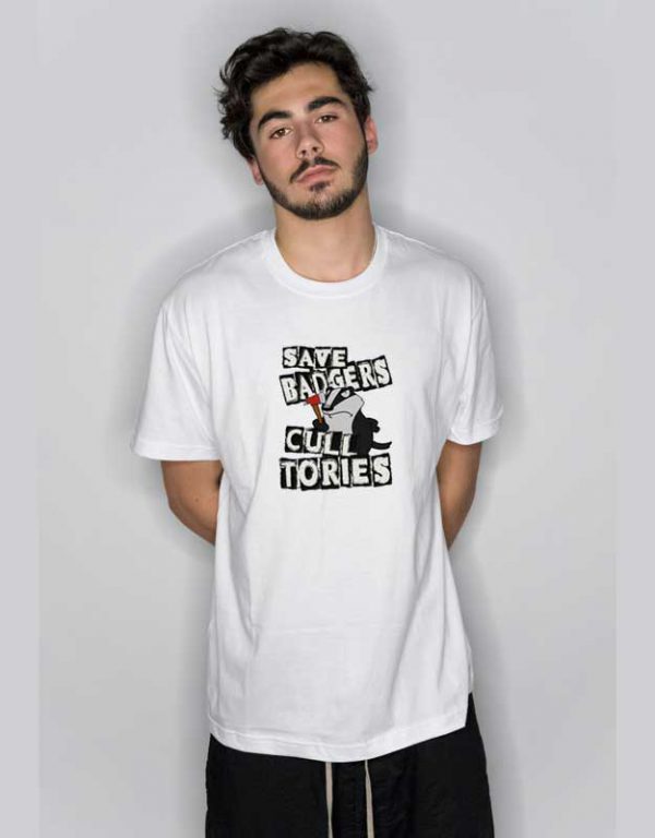 Save Badgers Cull Tories T Shirt