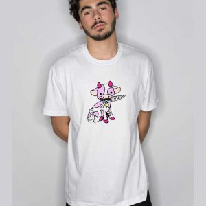 Pink Cow Knife T Shirt