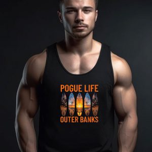 Pogue Life Outer Banks Beach Sunset Surfing Pogue Life Tank Top