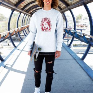 Selena Como La Flor Boyfriend Fit Girls Sweatshirt