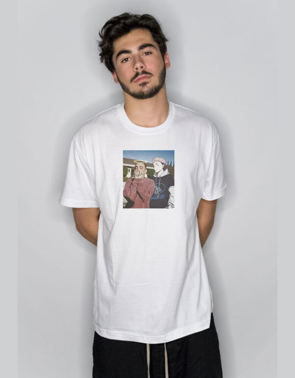 Mac Miller Circles x Yuji Itadori Jujutsu Kaisen T Shirt