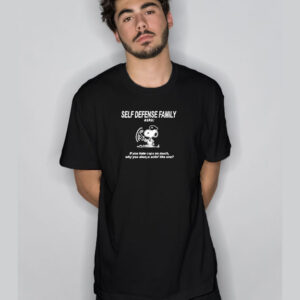 Self Defense Family Snoopy T Shirt
