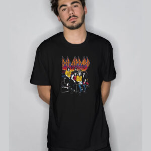 Vintage Def Leppard Christmas Holiday T Shirt