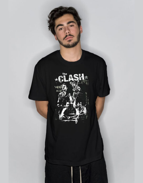 The Clash Black Classic Vintage T Shirt