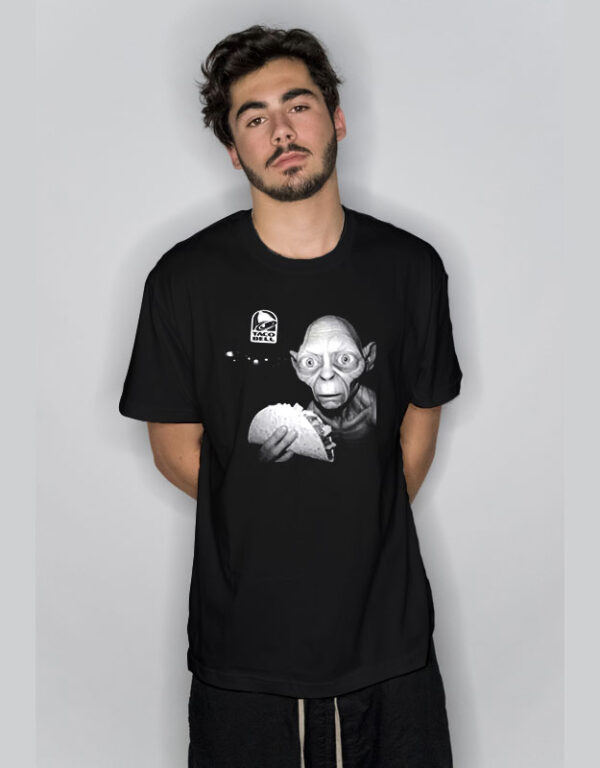 The Lord of the Rings Gollum Taco Bell T Shirt