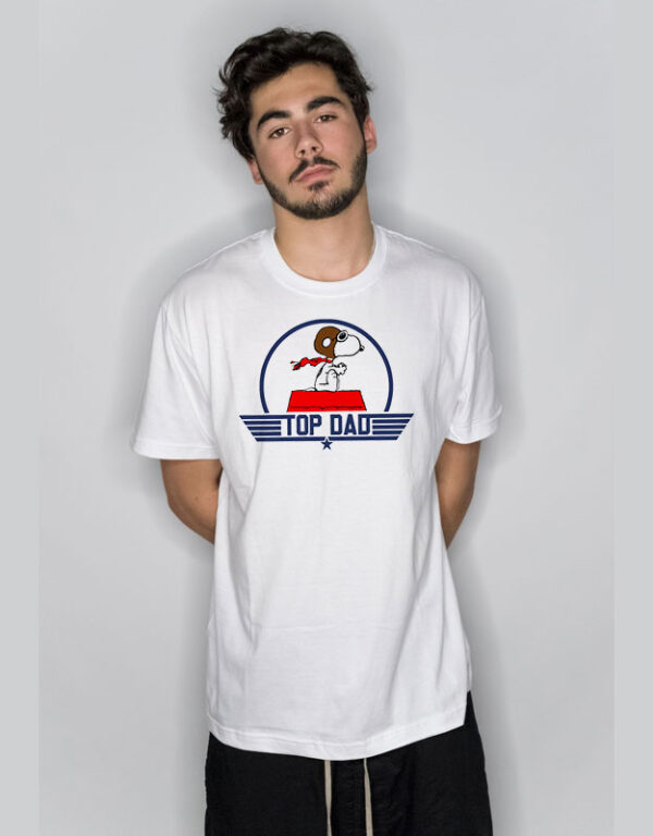 Top Dad Father Snoopy T Shirt