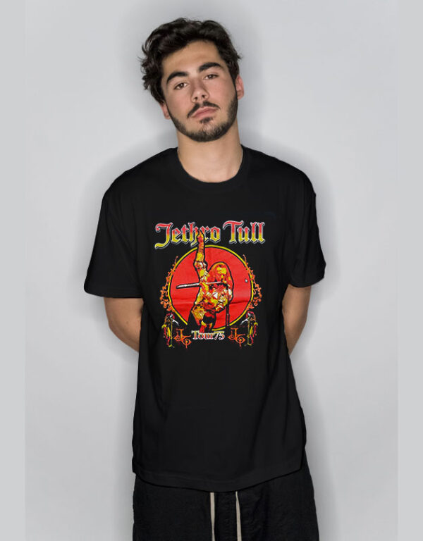 VINTAGE JETHRO TULL TOUR 1975 T Shirt